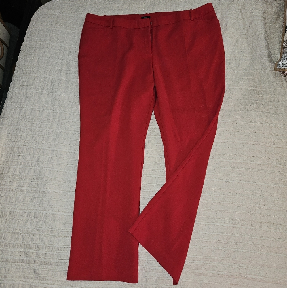 Worthington Red Modern Fit Women's Pants 24W